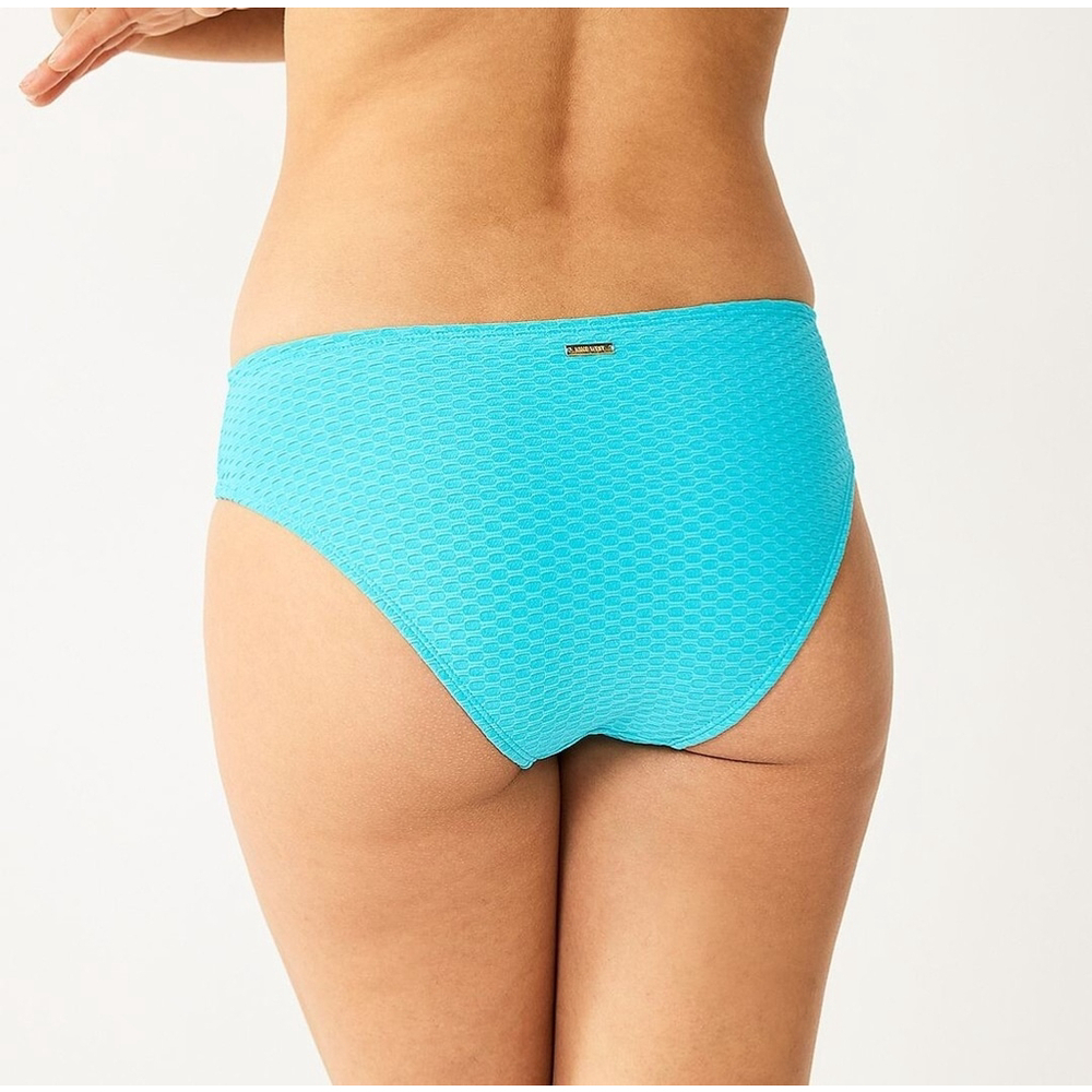 Women's Nine West Scoop Bikini Swim Bottom XL Ocean Blue NWT